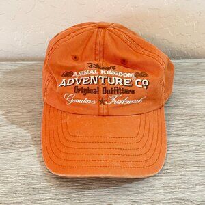 Walt Disney World Hat Cap Disney's Animal Kingdom Adventure Co. Rust Orange